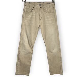 Citizens of Humanity COH SID Straight Leg Jeans SIZE 30 x 30 Beige Striped USA